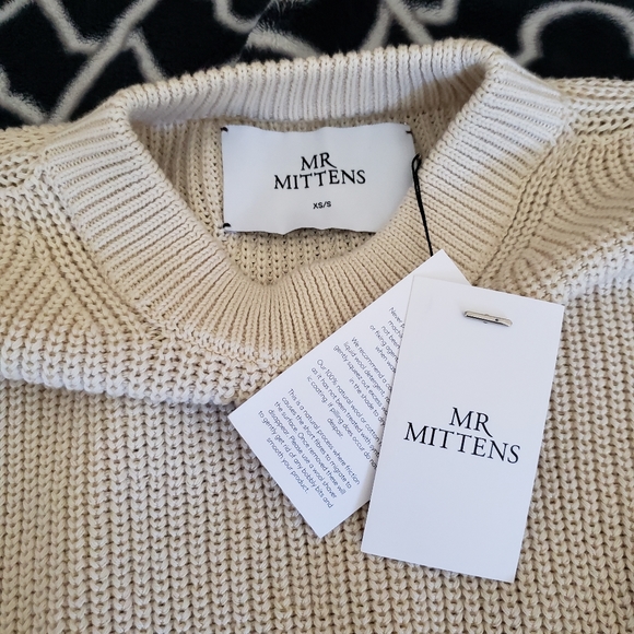 Mr Mittens Tops - SOLD Mr Mittens Cotton Knit Sweater Jumper